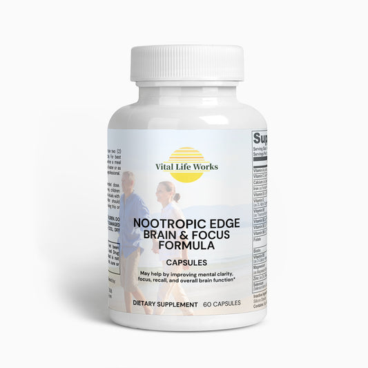 Nootropic Edge Brain & Focus Formula (60 capsules)