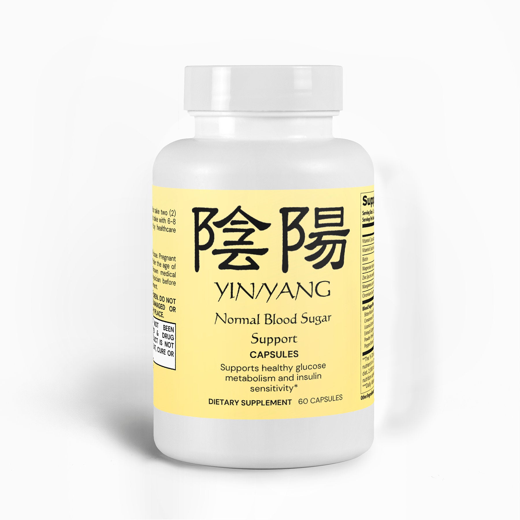 Yin/Yang Normal Blood Sugar Bottle