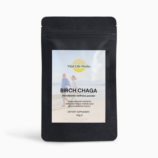 Birch Chaga Microbiome Wellness Powder (60 servings)